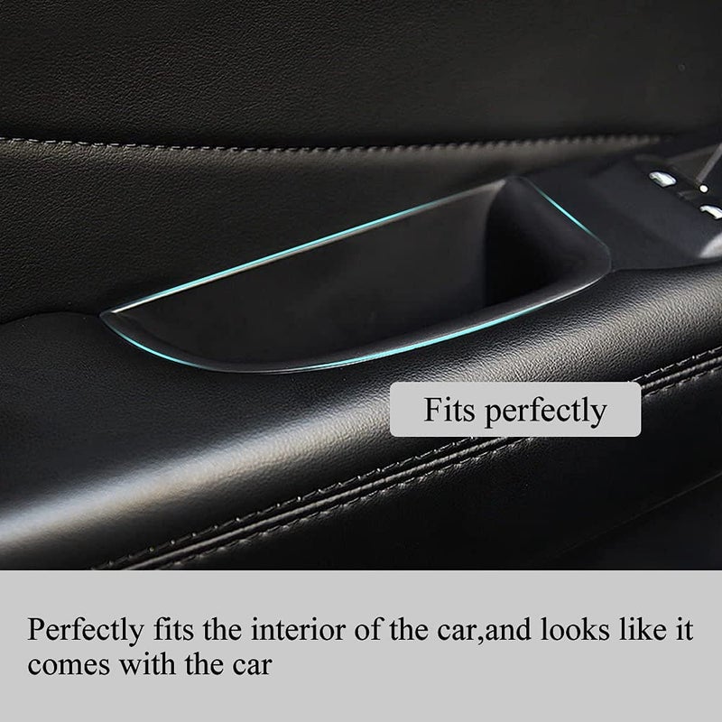 Vesul Front Row Door Organizer Tray Compatible with Lincoln MKC 2015-2019 Armrest Storage Box Phone Container Door Grab Handle Tray ABS Tray Insert Organizer Glove Pallet - Image 3